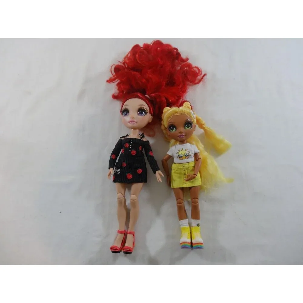 Rainbow High Ruby Anderson Dressed Articulated Fashion Doll + Sunny Madison Doll